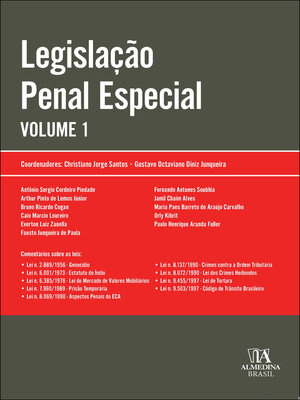 cover image of Legislação penal especial